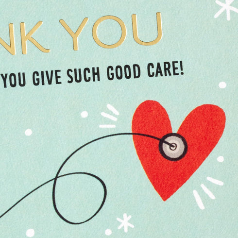 Pack (20 Hallmark Healthcare Thank You Card Blank Cards with Envelopes) for Nurses Day, Doctors, Physician Assistants