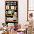 Summer School Classroom Door Decor Plant Motivational Bookshelf Door Cover Words of Wisdom Door Banner Inspirational