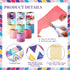 Qilery 12 Rolls 394 ft Classroom Border Sets for Bulletin Board, Scalloped Bulletin Trim for Decoration