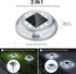 4 Pack 2 IP68 Solar Driveway Lights, Heavy Duty Driveway Lights Solar Powered Color Mode (Cool/Warm White) Waterproof