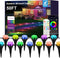 grestar Outdoor Ground Lights, 50FT Smart RGB Pathway Lights with APP/Remote Control, Music