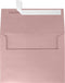 LUXPaper A6 Invitation Envelopes | Peel & Press | Misty Rose Metallic | 4 3/4" x 6 1/2" | 84lb. Text | 50 Qty