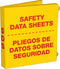 UniKeep SDS Bilingual Binder, 1.5'' Ring Capacity (3 Poly Rings), Fully Enclosed Case