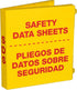 UniKeep SDS Bilingual Binder, 1.5'' Ring Capacity (3 Poly Rings), Fully Enclosed Case