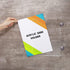 8.5 11, 4 12 Pack CiaoHER Acrylic Sign Holder x Clear Acrylic Frames Glass Window Wall Mount Advertising Signage Sign