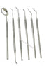 GERMAN Dental Hygiene Kit, 6 Piece Dentist Tools for Teeth Cleaning and Gum Health