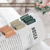 Taja 66 9 Bible Tabs for Women & Men, Laminated Bible Tabs for Study Bible, Large Print Neutral Bible Tabs for Easy