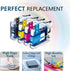 LC203 Ink Cartridges 4 Pack - Compatible for Brother MFC-J480DW, MFC-J880DW, MFC-J460DW