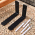 5.70X3.93X1.14 Inch 2 Pack ULTECHNOVO L-Shaped Triangle Shelf Brackets Heavy Duty Steel Angle Brackets Corner Braces