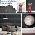10 PCS Black 3D Wall Panels - 14.5 sq.feet Coverage, Self-Adhesive Waterproof Brick PE Foam Panels for Interior Wall