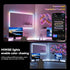 5V Lights,3M 6.56ft MIWISE USB COB LED Strip Lights,RGB Smart IC LED Strip with App Control,Bluetooth Addressable Music