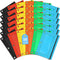 SpringFlower 36 Pack Pencil Pouch for 3 Ring Binder, Smooth Zipper Pencil Pouch Bulk for School Office Supplies