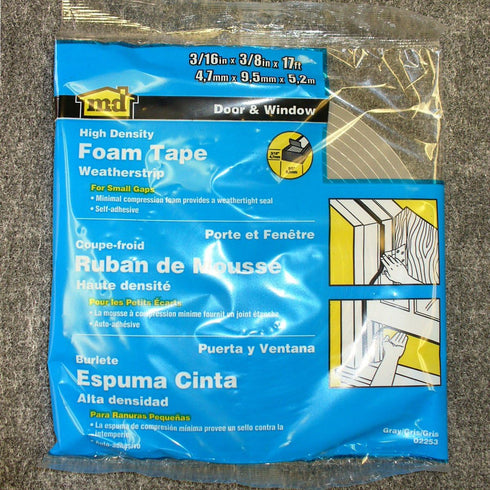 Weather Proof Closed Cell PVC Foam Tape MD Building Products 02279