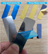 Seatern 1" 3.15", 16 Pack Adhesive Metal Plates for Magnetic Mounts, x Steel Strips with Adhesive Backing for Magnets