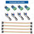 Weewooday 4 Sets Direct Current 3-5v Max6675 Thermocouple Module and K Type Temperature Sensor Set