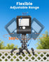 Thumok 60 3 (1) Solar Fence Lights Outdoor, LEDs Motion Sensor Security Light with Flexible Octopus Tripod, Lighting