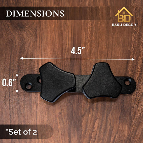 Table Ganging Brackets - Set of 2, Heavy-Duty Joiners for Seamless Integration, Table Top Connector, Black