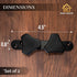 Table Ganging Brackets - Set of 2, Heavy-Duty Joiners for Seamless Integration, Table Top Connector, Black