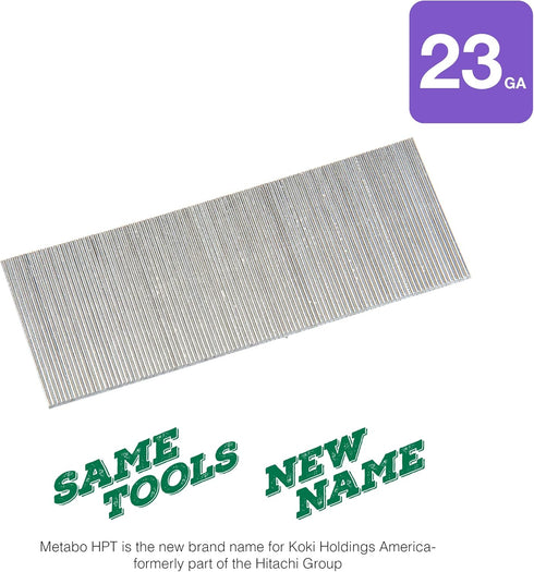 Metabo HPT Micro Pin Nails, 5/8 Inch x 23 Gauge, Electro-Galvanized, 2000 Count
