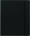 FILOFAX Classic Refillable Notebook, 9.25" x 7.25", Black - Elegant Leather-Look Cover