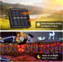 L LAMPOP 50 8 Solar Vintage Christmas String Lights Globe Outdoor Lights LED with Lighting Modes