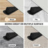 Door Stoppers 2 Pack - Premium Rubber Door Stoppers for Bottom of Door Security, Heavy Duty Wedge for Carpet