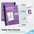 Enday Primary Journal Grades K-2, Half Page Ruled Composition Notebook for Kids, 100 Sheets, Purple (2 Pack)