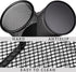Pen Holder Mesh Pencil Holder, Metal Cup Organizer for Desk Office, Black, 4 Pack