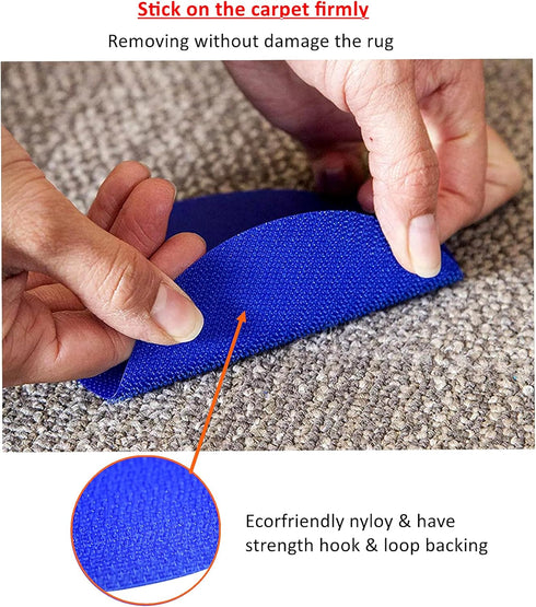 Carpet Dots with Alphabet A-Z, 4 Inch Circle Velcro Floor Dots, 6 Colors for Teacher Preschool Classroom