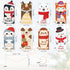 72Pcs Set 24 24 24 8 Christmas Money Cards, Christmas Gift Money Card Holders with Envelopes, Holiday Money Holders