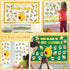 Bee Bulletin Board Decorations Set, gisgfim Summer Spring Sunflowers Borders Cutouts for Classroom Teacher Decor