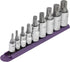 16024 Set, 9-Piece Mayhew Tools Triple Square Socket Bit Chrome Plated