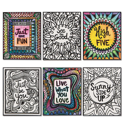 Velvet Art Positive Posters Pack of 24 for Inspirational Decor