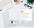Better Office Products 25 Pack 2 Pocket Glossy Laminated White Paper Folders, Letter Size, White Portfolios