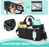 32/40 oz 3 Trunab Water Bottle Carrier with Drawstring Buckle, Cup Holder Bag with Detachable Divider, Cup Carrier