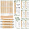 Yeaqee 72 Sets Employee Appreciation Gift Bulk Thank You Inspirational Bamboo Pen