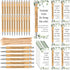 Yeaqee 72 Sets Employee Appreciation Gift Bulk Thank You Inspirational Bamboo Pen