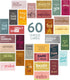 DIVERSEBEE 60 Pack Assorted Motivational Cards, Inspirational and Kindness Mini Note Cards, Gratitude Encouragement
