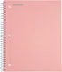 Mintra Office Durable Spiral Notebooks, 3 Subject (Lavender, Sage Green, Salmon, Wide Ruled 3pk) by Mintra Office