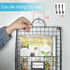 Hanging Wall File Organizer, Metal Wall Mounted Holder with Handles and Hooks, 3 Packs for Home Office Decor