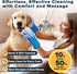 Augwind 6PCS Pet Grooming Kit for Dogs, Cats and Horses | Dog Washing Gloves | Cleanroom Gloves | Dog Bath Brush | Dog