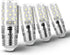 Heifymi E26 60 Watt Replacement Led Candelabra Corn Bulbs, E26 7W 6000k