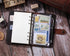 Leather Journal Refillable Writing Notebook, A6 Personal Size, 6 Ring Binder Spiral Notebook, Handmade Genuine Leather