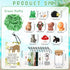 50 Set Fumete Employee Appreciation Gift for Coworker End of Year Teacher Nurse Funny Resin Animal Mental Health Stress