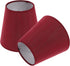 Kichvoe Small Clip on Lampshade, 2pcs Barrel Red Fabric Lamp Shades Clip
