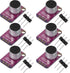 6 Pieces Electret Microphone Amplifier Module MAX4466 - Adjustable Gain Blue Breakout Board