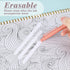 BAYTORY 8 Pcs Retractable Erasable Gel Pens, 4 Blue & 4 Black Ink 0.5mm Fine Point with Cute Eraser