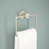 DELTA FAUCET NIC46-DN Nicoli Wall Mount Square Closed Towel Ring Bath Hardware Accessory in Brushed Nickel by Delta Faucet