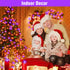 200 (66FT) Nisocy LED String Lights Outdoor Waterproof Purple Orange Fairy Lights with Plug, Connectable Christmas Tree