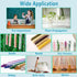 200 PCS Clear Plastic Test Tubes with Caps, 12x100mm, 8ml for Scientific Experiments, Party Supplies